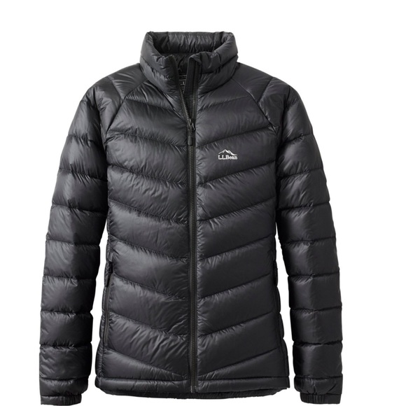 LL BEAN Women's Ultralight 850 Down Jacket medium blue